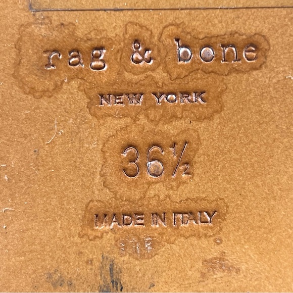 Rag & Bone Fleur Suede Ankle Boot Bootie Brown Boho Bohemian Fall Leather 6.5 - Picture 11 of 16